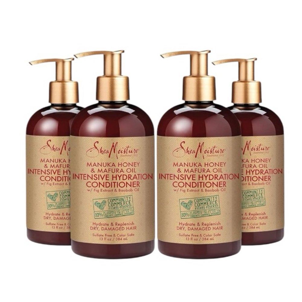 SheaMoisture Manuka Honey Conditioner Intensive Hydration 4 Pack Nourish FCT